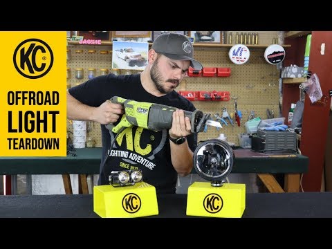 KC HiLiTES 6 in Daylighter Gravity LED - 2-Light System - SAE/ECE - 20W Driving Beam 653