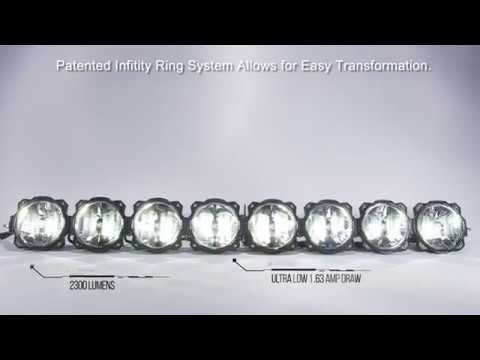 KC HiLiTES 39 in Pro6 Gravity LED - 6-Light - Light Bar System - 120W Combo Beam - for Can-Am Maverick 91316