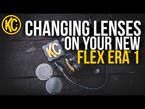 KC HiLiTES FLEX ERA 3 - Lens Replacement - Clear - Spot Beam 4255