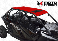 Moto Armor Aluminum Roof (With Sunroof) RZR  PRO XP 4 & RZR TURBO R 4 Seat Red