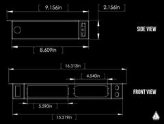 MTX RADIO ENCLOSURE, ROOF MOUNT, BOX, UNIVERSAL W/ UNI MOUNT INTERCOM