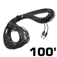 Rugged 100 Ft 3-Pin to 3-Pin Straight Cord for H85 Linkable Headsets