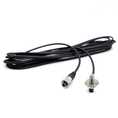 Rugged 17 Ft Antenna Coax Cable with 3/8  NMO (TM) Thick Mount