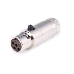 Rugged 5-Pin Female Mini XLR Connector TA5FL