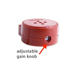 Rugged Adjustable Gain Electret Mic for use with Handheld Radios