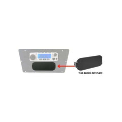 Rugged Intercom Block Off Plate for Multi Mounts