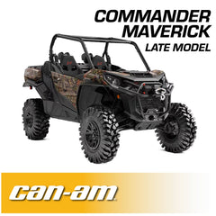 Rugged Can-Am Commander and Late Model Maverick Complete Communication Kit with Bluetooth Intercom and 2-Way Radio - Glove Box Mount - STX Stereo / M1 VHF Business Band