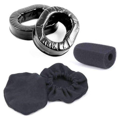 Rugged Gel Ear Seals Comfort Kit with Cloth Ear Covers & Mic Muff