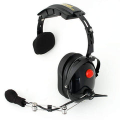 Rugged H15 Single Side Headset for 2-Way Radios - Black