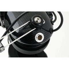 Rugged H22 Over the Head (OTH) Headset for 2-Way Radios - Black Carbon Fiber