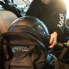 Rugged Helmet Bag with Bottom Storage Compartment