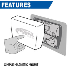 Rugged Magnetic Radio & Intercom Cover for Rugged Radios Multi Mount Insert