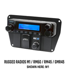 Rugged Multi Mount Insert or Standalone Mount for Rugged Radios with Rocker Switches