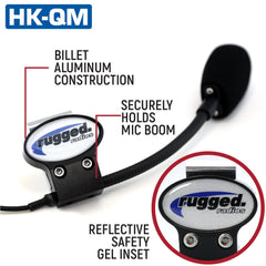 Rugged Quick Mount for Helmet Kit Wiring Installation