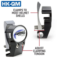 Rugged Quick Mount for Helmet Kit Wiring Installation