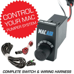 Rugged Rocker Switch Variable Speed Controller (VSC) for MAC Helmet Air Pumper - Complete Switch & Wiring Harness
