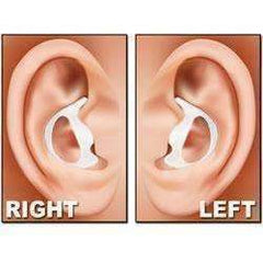 Rugged Rubber Ear Mold Buds for Acoustic Tubes - Right Ear / Dark Color