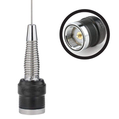 Rugged UHF & VHF Wide Band 1/4 Wave Antenna with Spring (132 - 525 MHz)