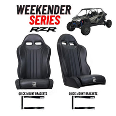 RZR PRO / XP / Pro S / Turbo R / Pro R / 2 and 4 Seater "Weekender" Suspension Bucket Seats W/ Quick Mount Bracket (2020-2026) - UTVMA