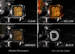 Diode Dynamics Stage Series C1 LED Pod Cover, Smoked (one) DD6604