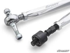 SuperATV Polaris RZR Turbo S RackBoss 2.0 Billet Aluminum Hex Tie Rod Kit