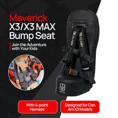 Maverick X3 and X3 Max Front/Rear Bump Seat (2017+) - UTVMA