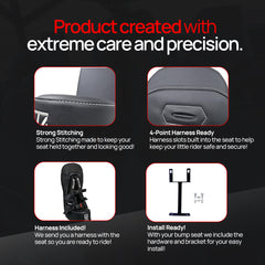 Maverick X3 and X3 Max Front/Rear Bump Seat (2017+) - UTVMA