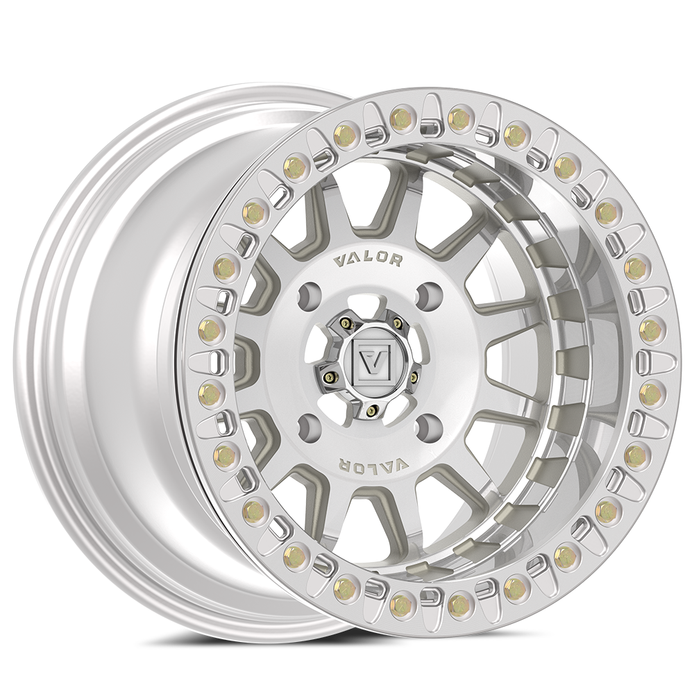 V09 Raw Machined UTV Beadlock - Valor Offroad