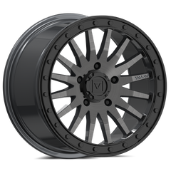 V06 Brushed Gunmetal UTV Beadlock - Valor Offroad