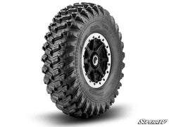 SuperATV Standard XT Warrior Tires 28x10x14 on 14x10 Healy Lock Series Beadlock Wheels 4/137 Pattern