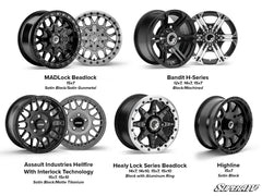 SuperATV Mounted Tires - Hellfire Series - Satin Black