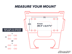 SuperATV Polaris Ranger 570 Full-Size Winch Mounting Plate