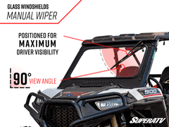 SuperATV Polaris RZR S 1000 Glass Windshield