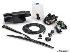 SuperATV Electric UTV Windshield Wiper Kit for SuperATV MaxDrive Power Flip Glass Windshields