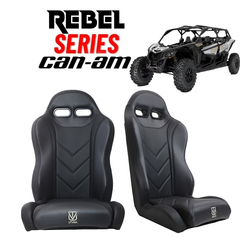 "Rebel" Series Pair of Front Suspension Bucket Seats Maverick X3 2 or 4 Seater (2017+) - UTVMA
