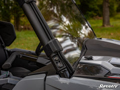 SuperATV Yamaha Wolverine X2 850 Scratch-Resistant Full Windshield
