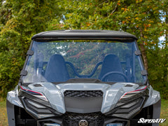 SuperATV Yamaha Wolverine X4 850 Scratch-Resistant Full Windshield