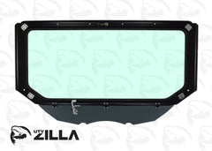 Black Vented Glass Windshield for CAN AM Maverick X3 with Wiper